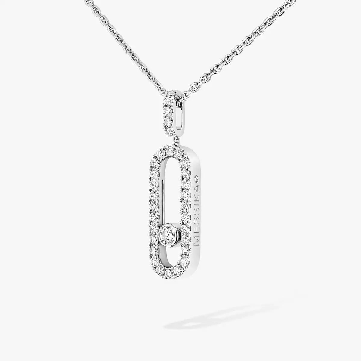 [Ornora Jewelry]Move Uno Diamond Necklace in Rose Gold