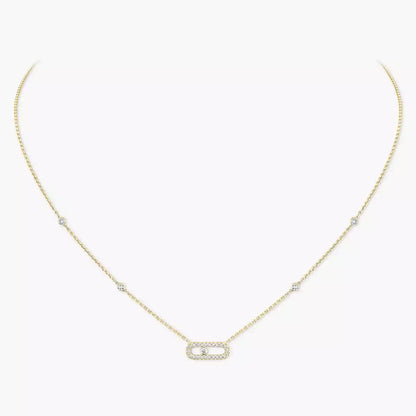 [Ornora Jewelry]Diamond Necklace Move Uno