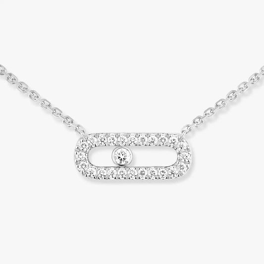 [Ornora Jewelry]Diamond Necklace Move Uno