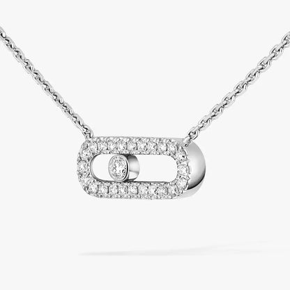 [Ornora Jewelry]Diamond Necklace Move Uno