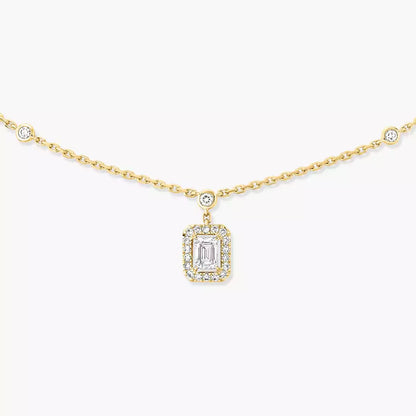 [Ornora Jewelry]My Twin Diamond Necklace in Silver