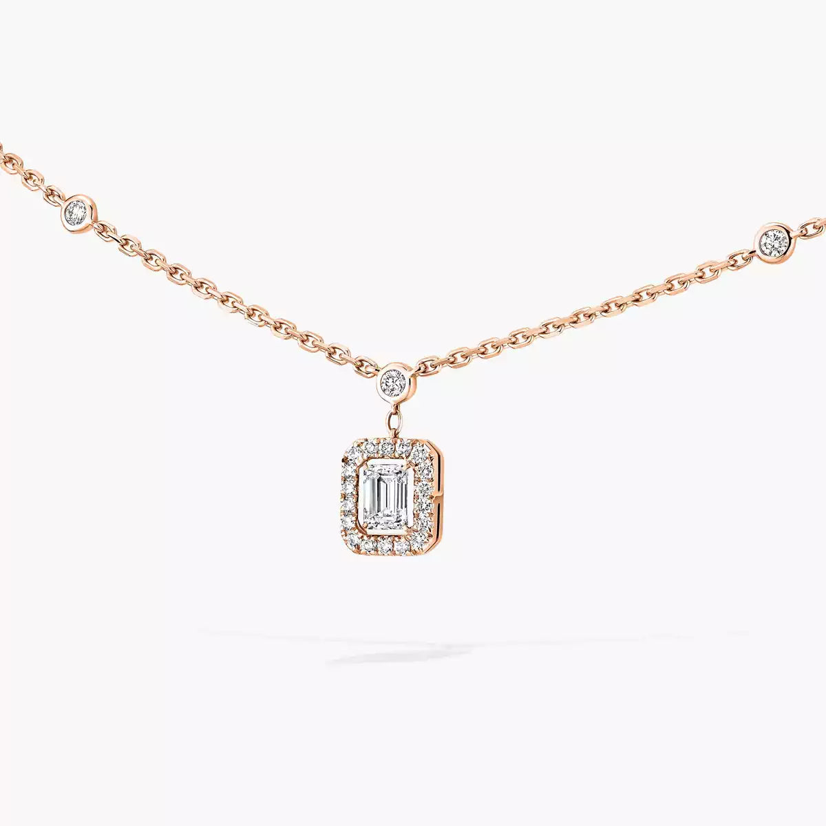 [Ornora Jewelry]My Twin Diamond Necklace in Silver
