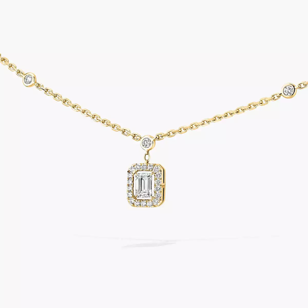 [Ornora Jewelry]My Twin Diamond Necklace in Silver