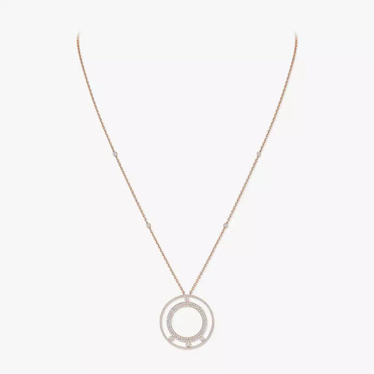 [Ornora Jewelry]Move Romane Long Pave_-Set Diamond Necklace