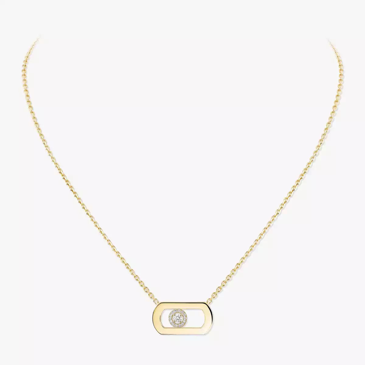 [Ornora Jewelry]So Move Diamond Necklace in Gold