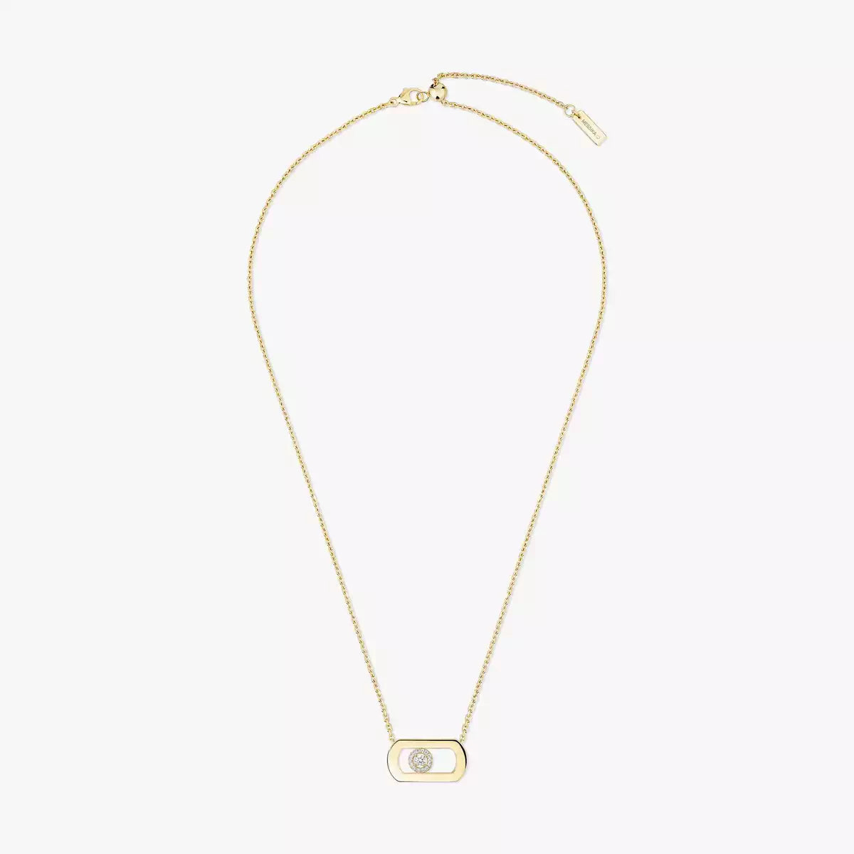 [Ornora Jewelry]So Move Diamond Necklace in Gold
