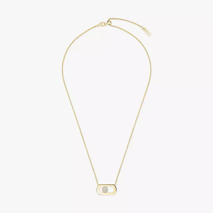 [Ornora Jewelry]So Move Diamond Necklace in Gold
