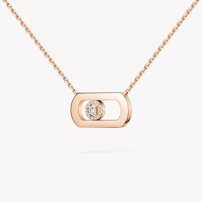[Ornora Jewelry]So Move Diamond Necklace in Gold