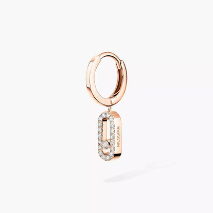 [Ornora Jewelry]Move Uno Single Diamond Hoop Earring