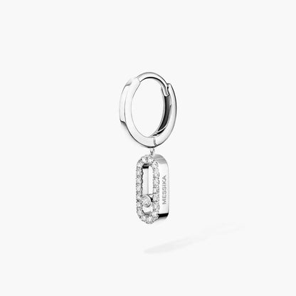 [Ornora Jewelry]Move Uno Single Diamond Hoop Earring