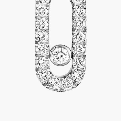 [Ornora Jewelry]Move Uno Single Diamond Hoop Earring