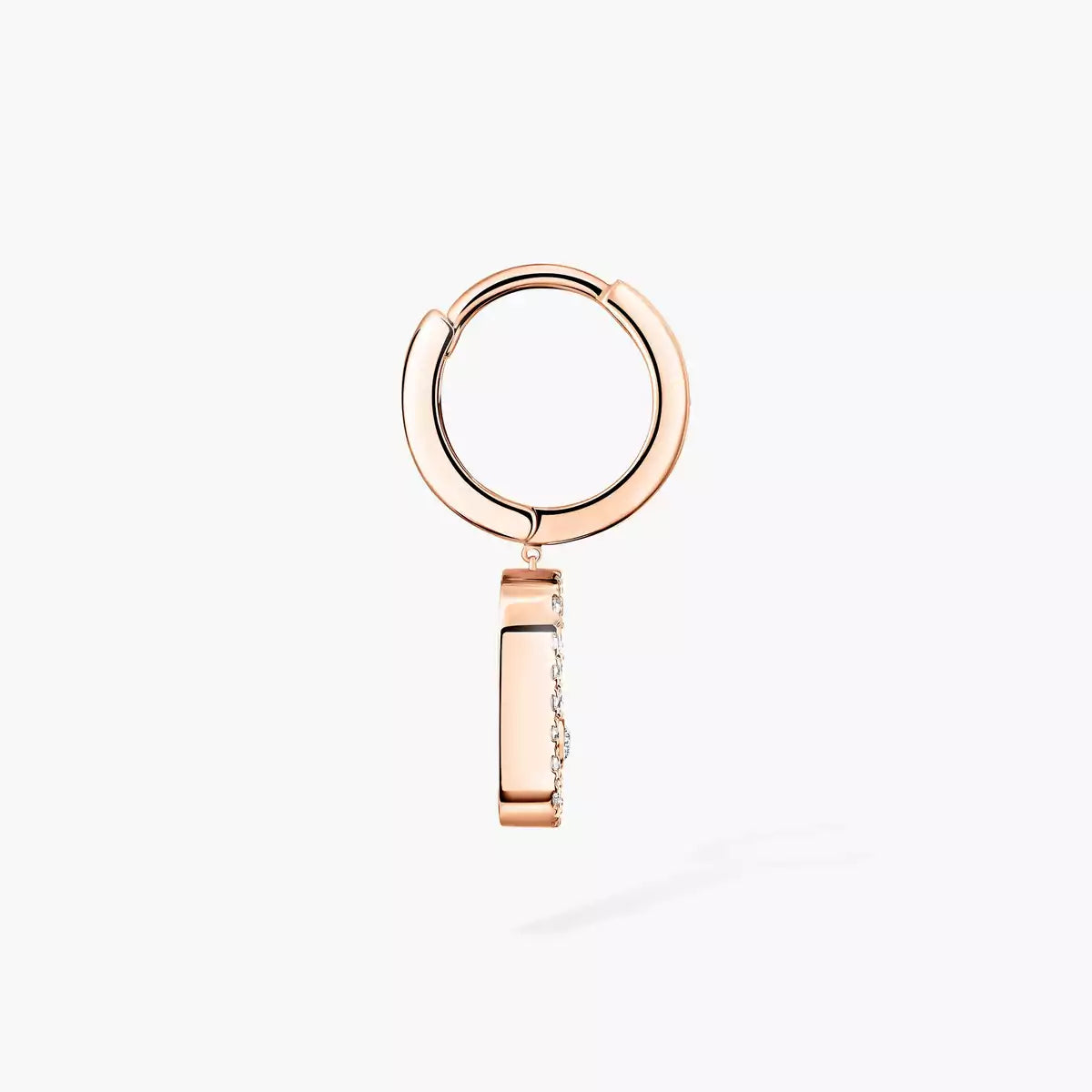 [Ornora Jewelry]Move Uno Single Diamond Hoop Earring