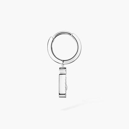 [Ornora Jewelry]Move Uno Single Diamond Hoop Earring