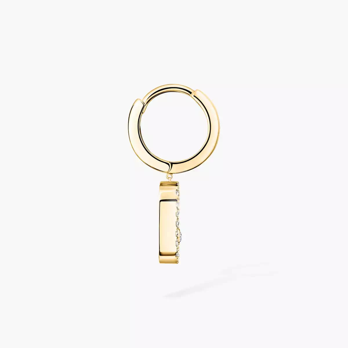 [Ornora Jewelry]Move Uno Single Diamond Hoop Earring
