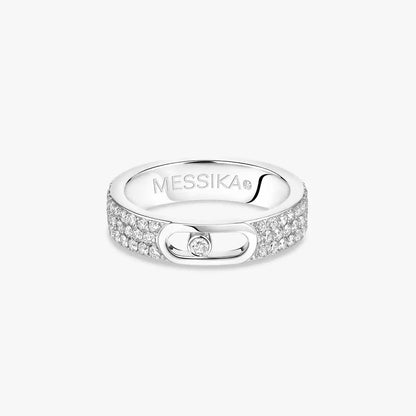 [Ornora Jewelry]Move Joaillerie Pave_ Diamond Wedding Ring