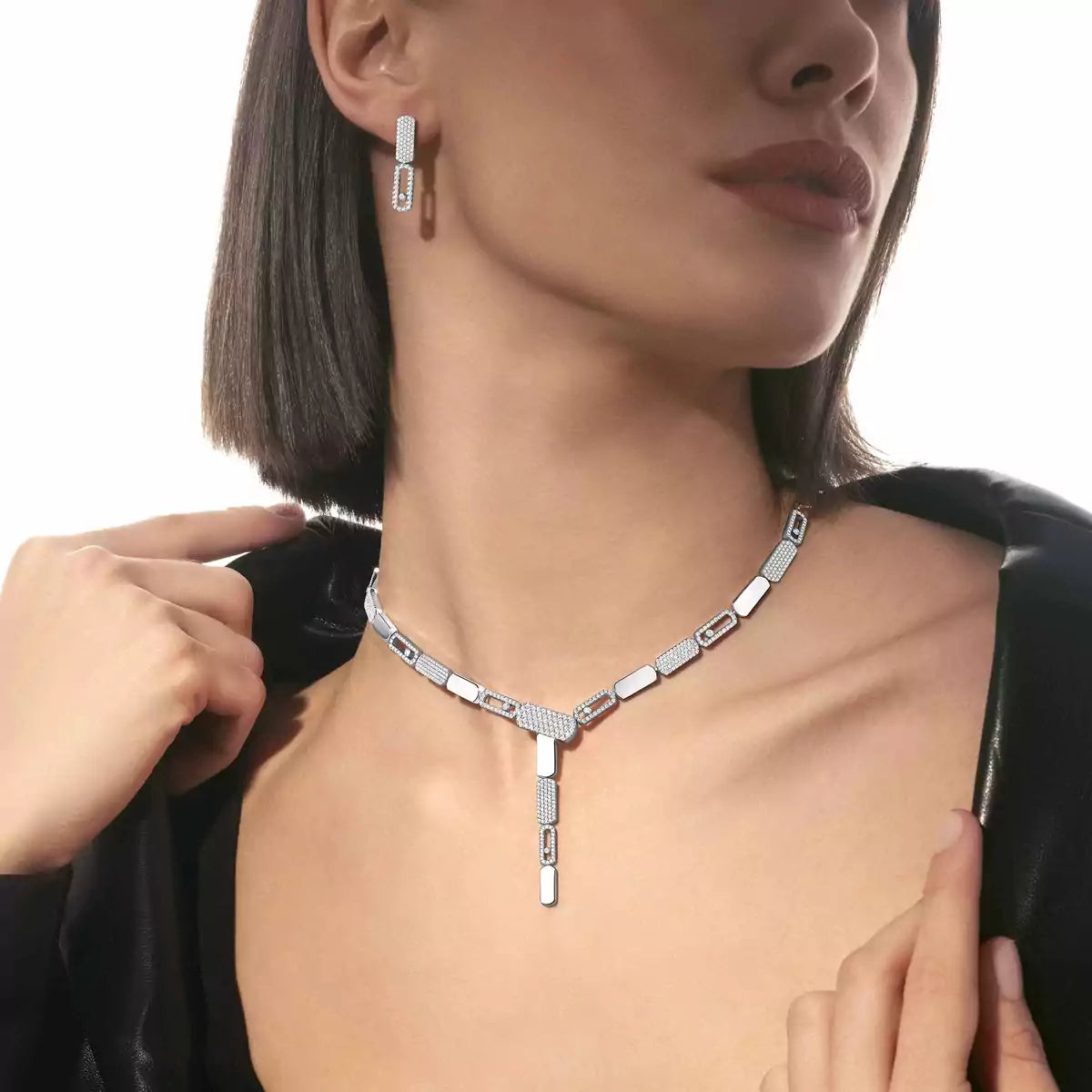 [Ornora Jewelry]Imperial Move SM Diamond Earrings