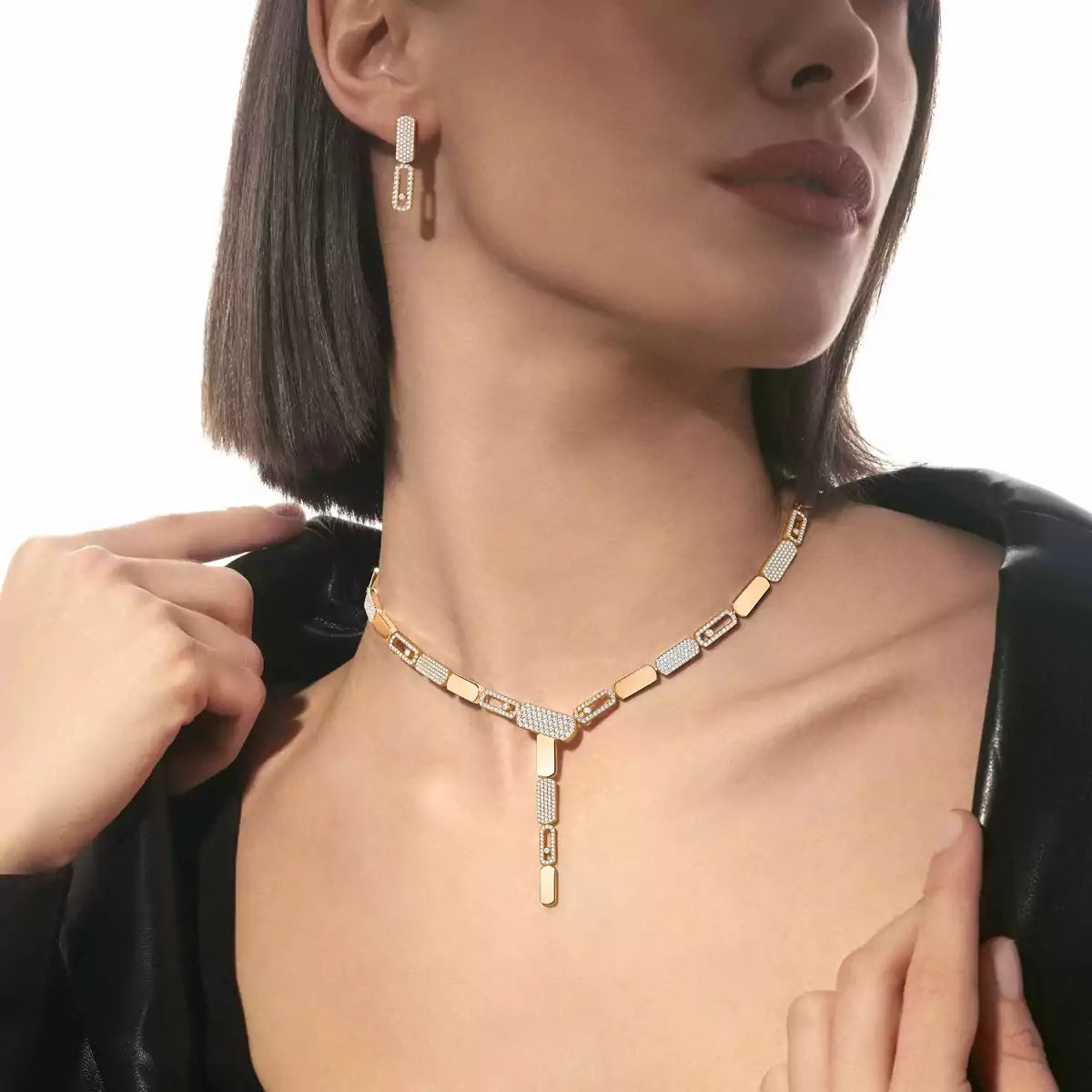 [Ornora Jewelry]Imperial Move SM Diamond Earrings