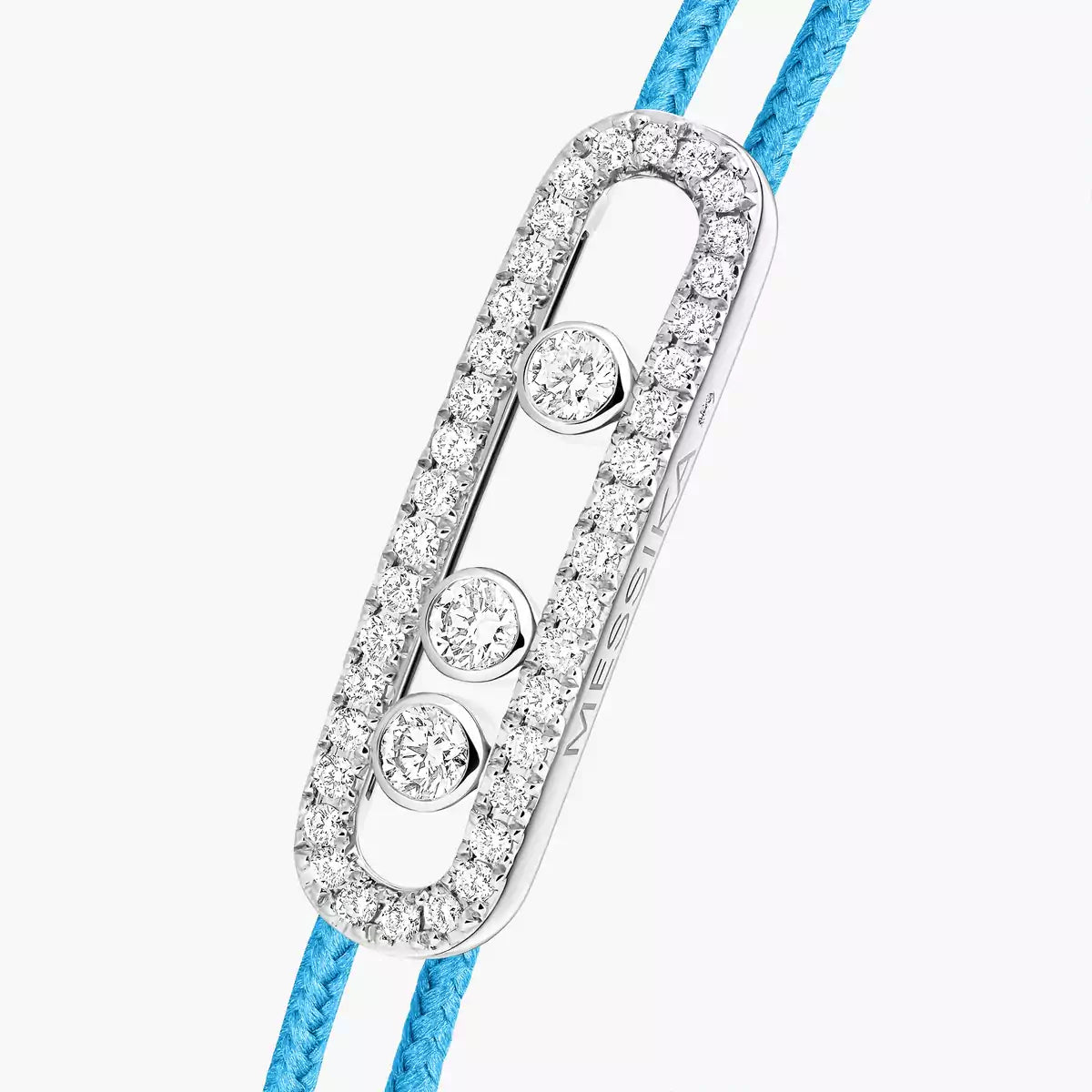 [Ornora Jewelry]MK Care(s) pink cord pavé bracelet