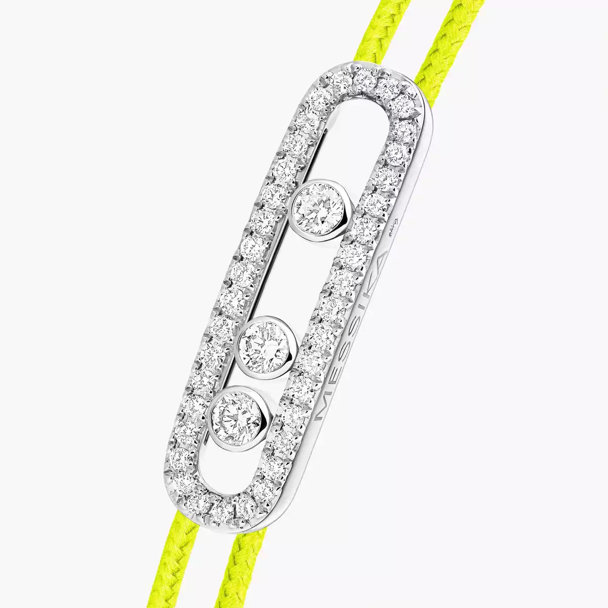 [Ornora Jewelry]MK Care(s) pink cord pavé bracelet