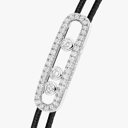 [Ornora Jewelry]MK Care(s) pink cord pavé bracelet