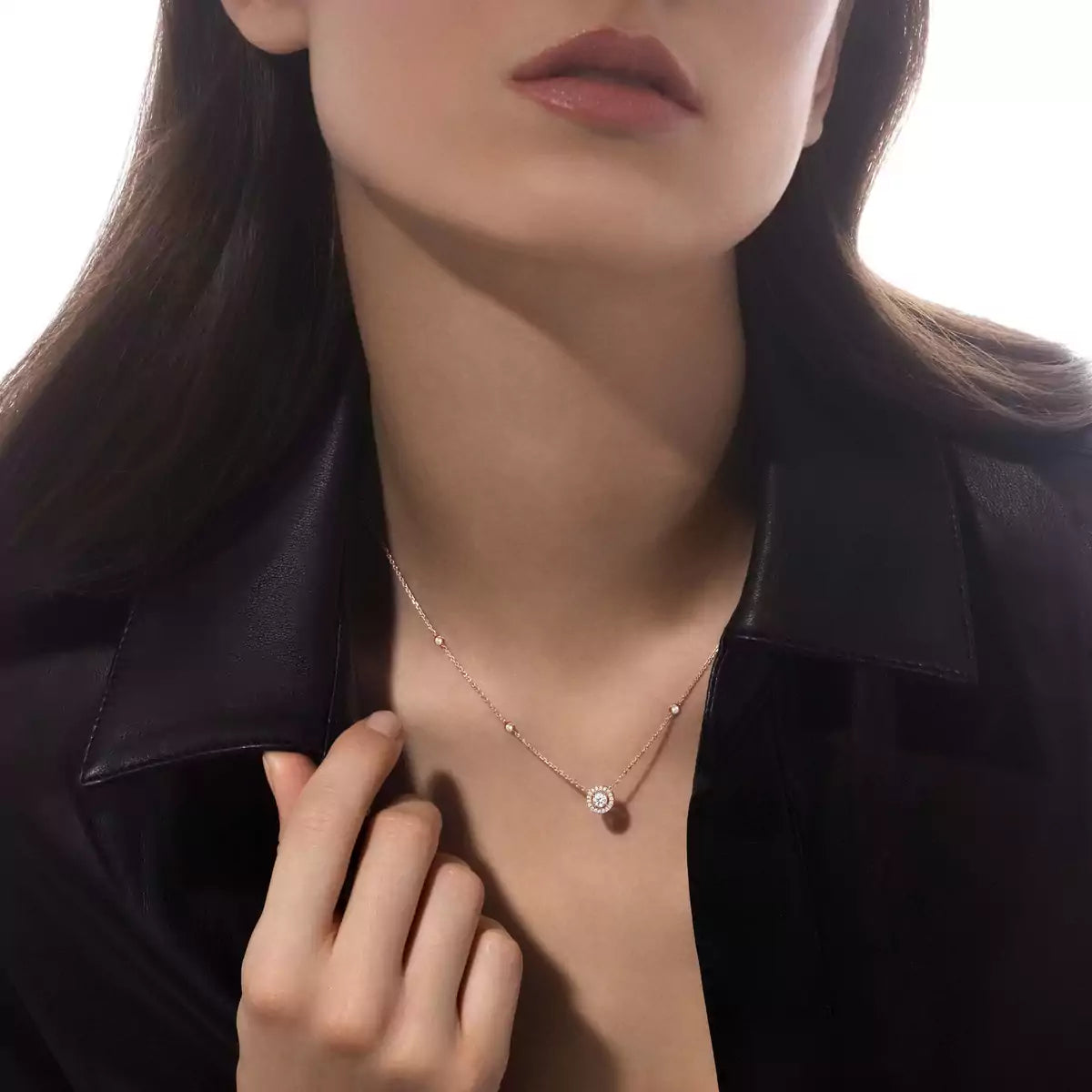 [Ornora Jewelry]Diamond Necklace 0,20ct Brilliant Shape Joy