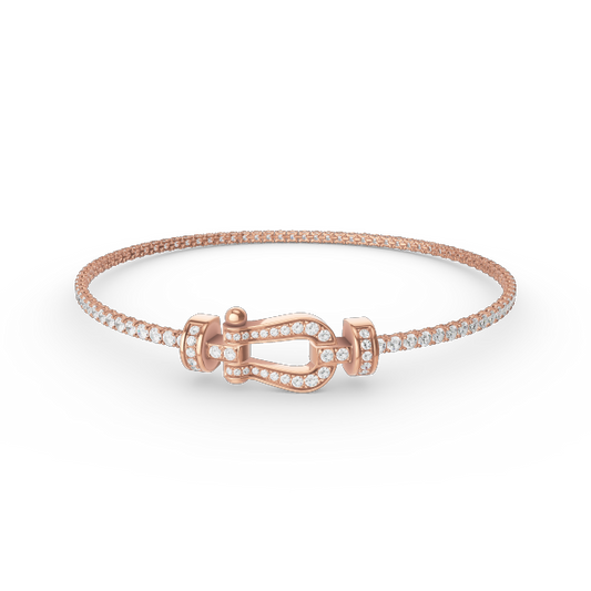 [Ornora Jewelry]FORCE  HORSESHOE  DIAMOND TENNIS BRACELET