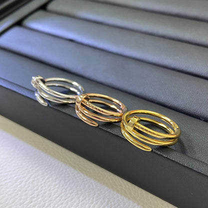 [Ornora Jewelry]SMOOTH THREE-BAND NAIL RING