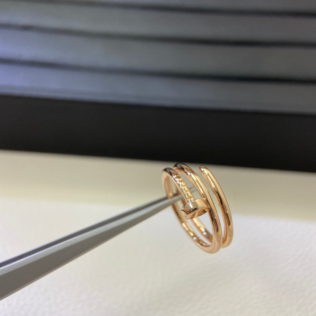 [Ornora Jewelry]SMOOTH THREE-BAND NAIL RING