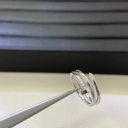 [Ornora Jewelry]SMOOTH THREE-BAND NAIL RING