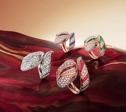 [Ornora Jewelry]BRAND NEW LUXURY RED SNAKE RING