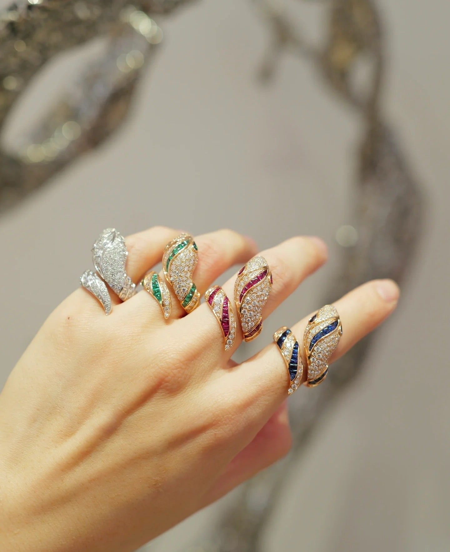 [Ornora Jewelry]BRAND NEW LUXURY SILVER SNAKE RING