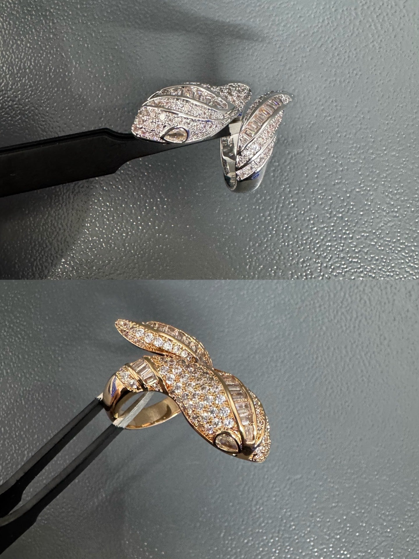 [Ornora Jewelry]BRAND NEW LUXURY SILVER SNAKE RING