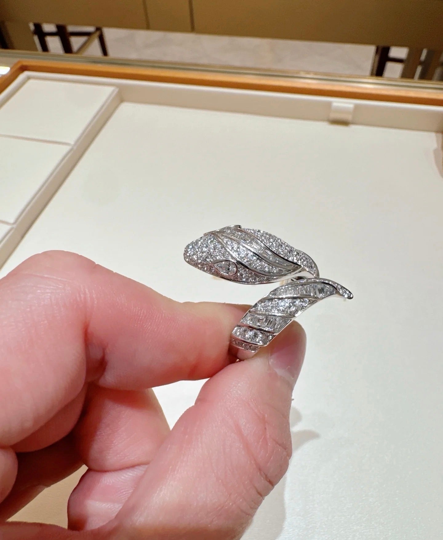 [Ornora Jewelry]BRAND NEW LUXURY SILVER SNAKE RING