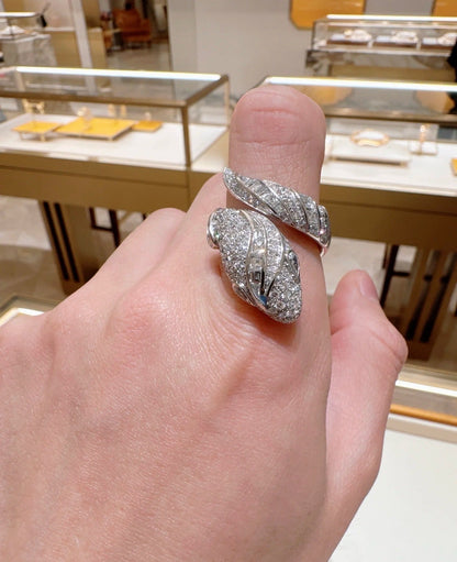 [Ornora Jewelry]BRAND NEW LUXURY SILVER SNAKE RING