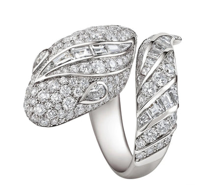 [Ornora Jewelry]BRAND NEW LUXURY SILVER SNAKE RING