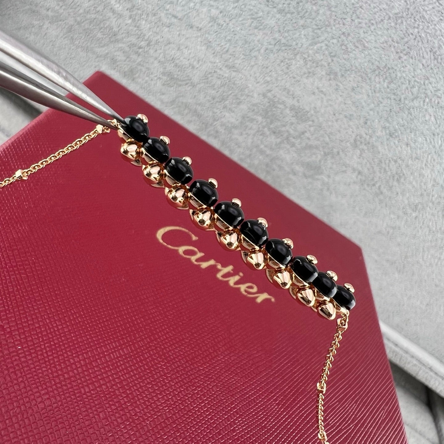 [Ornora Jewelry]NEW STUD COLORED GEM PENDANT NECKLACE
