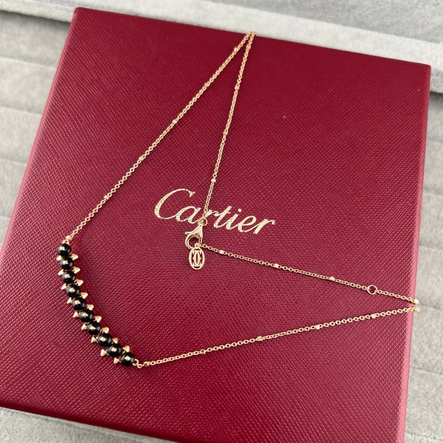 [Ornora Jewelry]NEW STUD COLORED GEM PENDANT NECKLACE