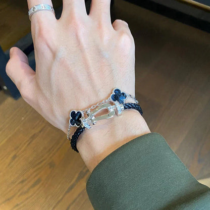 [Ornora Jewelry]CLOVER 5 MOTIF PIETERSITE BRACELET COLLECTION