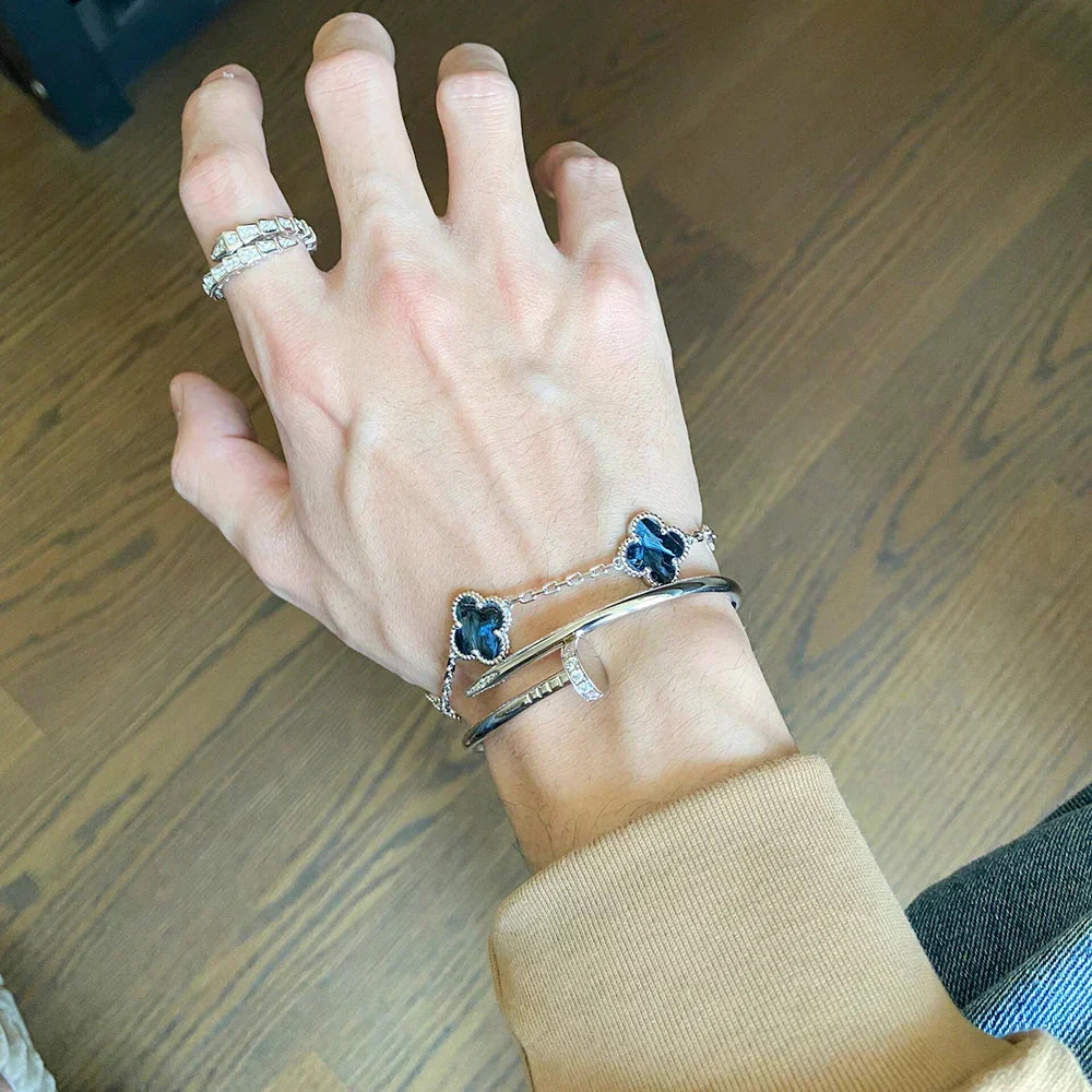 [Ornora Jewelry]CLOVER 5 MOTIF PIETERSITE BRACELET COLLECTION