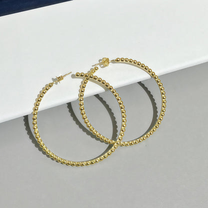 [Ornora Jewelry] SMOOTH BEAD STUD EARRINGS