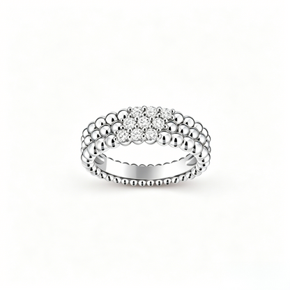 [Ornora Jewelry] THREE-ROW DIAMOND RING