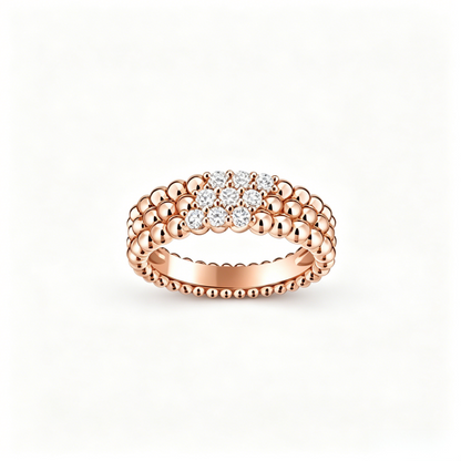 [Ornora Jewelry] THREE-ROW DIAMOND RING