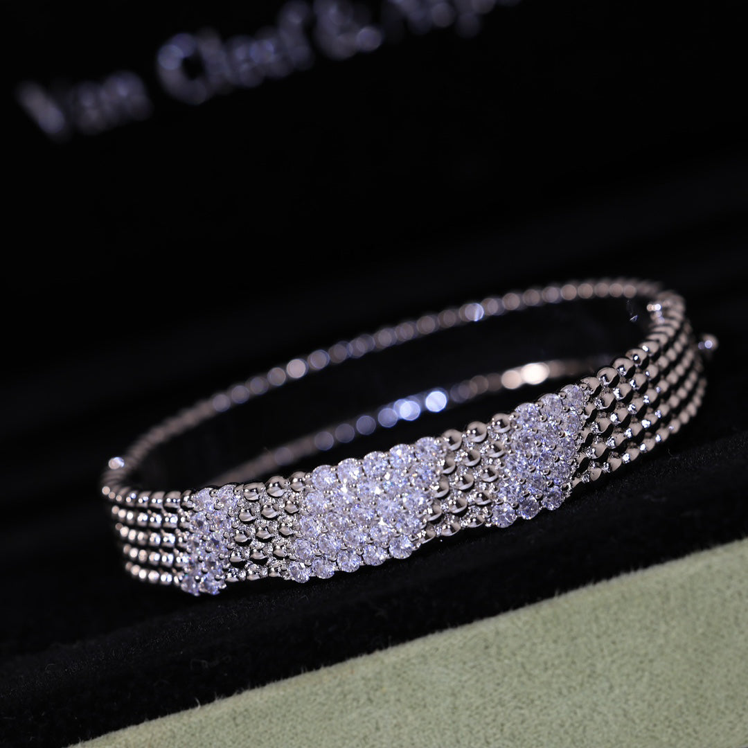 [Ornora Jewelry]  FIVE-ROW DIAMOND BRACELET
