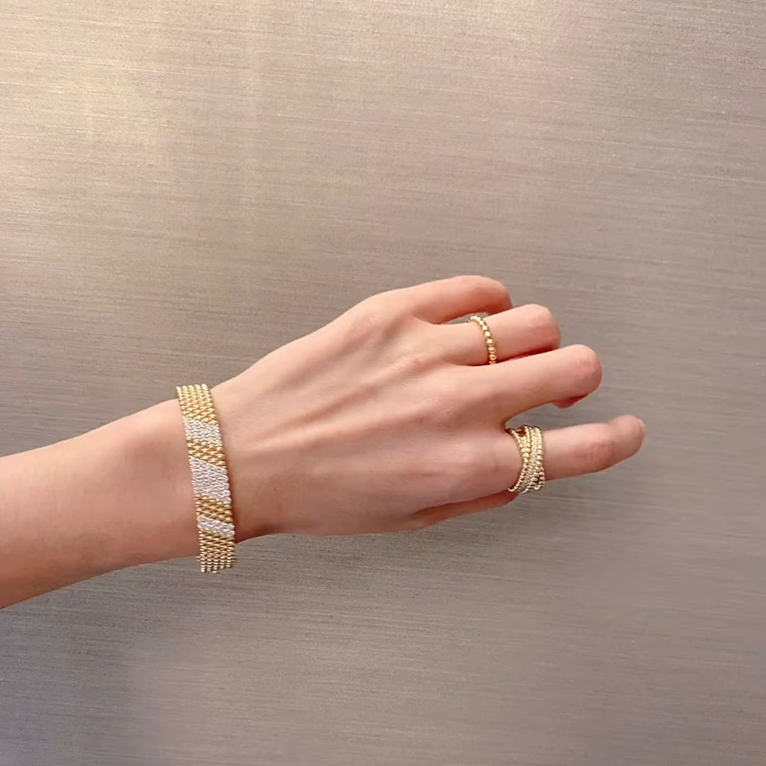 [Ornora Jewelry]  FIVE-ROW DIAMOND BRACELET