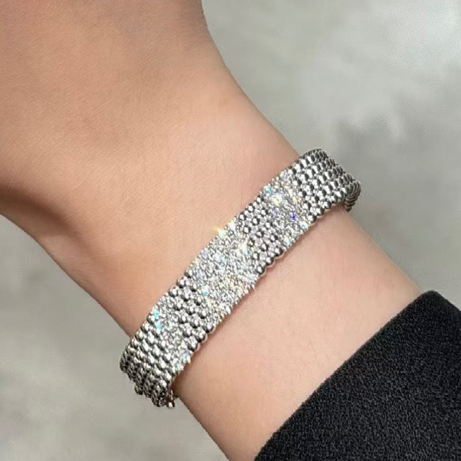[Ornora Jewelry]  FIVE-ROW DIAMOND BRACELET