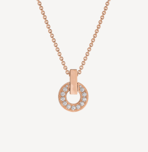 [Ornora Jewelry]GARI NECKLACE PINK GOLD DIAMOND