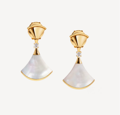 [Ornora Jewelry]DREAM MOP 1 DIAMOND EARRINGS