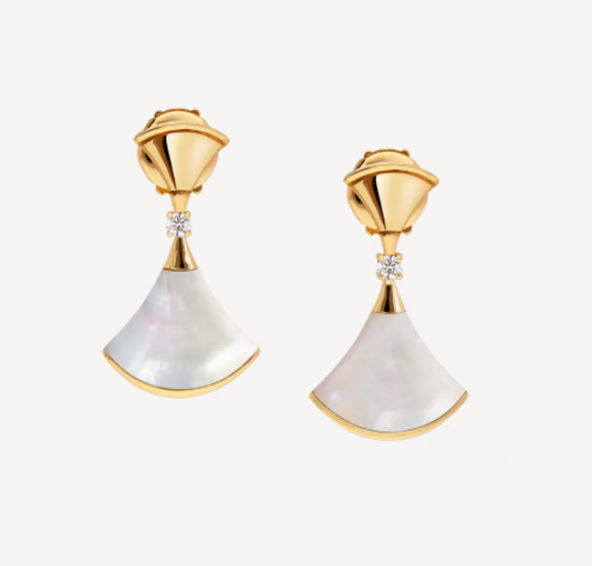 [Ornora Jewelry]DREAM MOP 1 DIAMOND EARRINGS