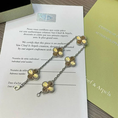 [Ornora Jewelry] CLOVER 5 MOTIF LASER BRACELET COLLECTION