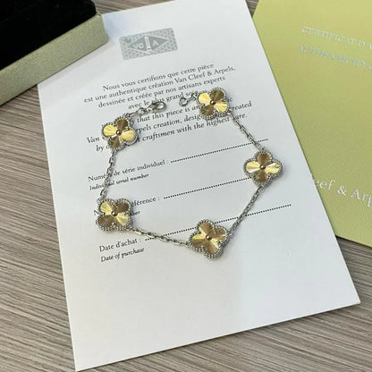 [Ornora Jewelry] CLOVER 5 MOTIF LASER BRACELET COLLECTION